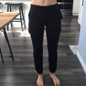 Black cargo pants